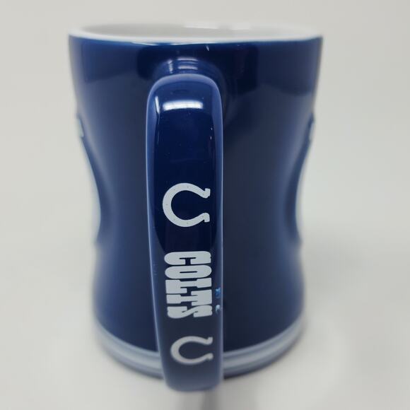 NFL Indianapolis Colts Mug 3D Ceramic Sculpted Coffee Cup 2015 Boelter Brand EUC - Picture 2 of 7